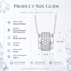 Galaxy Barrel Necklace- Necklace | Prism Drip Jewelry
