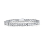 GRA Certified Moissanite Tennis Bracelet | S925 Sterling Silver- Bracelet | Prism Drip Jewelry