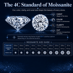 Moissanite Eternity Band Ring | S925 Sterling Silver- Stone-Set Ring | Prism Drip Jewelry